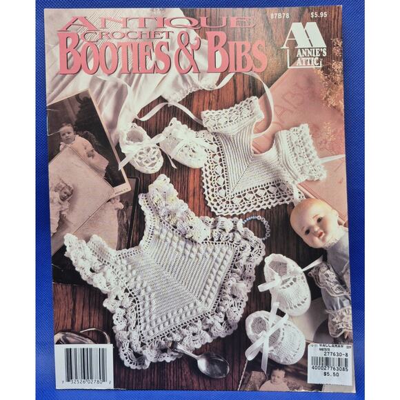 Vintage Annies Attic Crochet Baby Gift Patterns 3 Booklets - Picture 2 of 8
